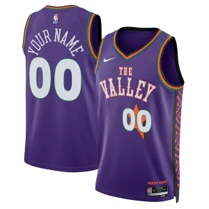 Phoenix Suns Nike Unisex Premium 2024/25 Custom Swingman Jersey City Edition Purple