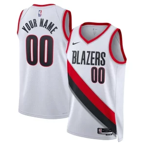 Portland Trail Blazers Nike Unisex Swingman Custom Jersey White Stylish Association Edition