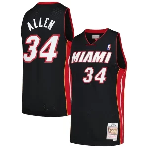Ray Allen Miami Heat 2012/13 Trendy Hardwood Classics Swingman Jersey Black