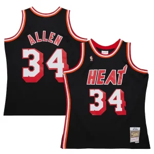 Ray Allen Miami Heat Unique 2013/14 Hardwood Classics Swingman Jersey Black