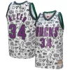 Ray Allen Milwaukee Trendy Bucks 2000/01 Swingman Jersey White