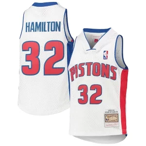 Richard Hamilton Detroit Pistons Youth 2003/04 Hardwood Classics Swingman Jersey Gorgeous White