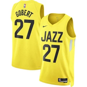Rudy Chic Gobert Utah Jazz Nike Unisex Swingman Jersey Icon Edition Gold