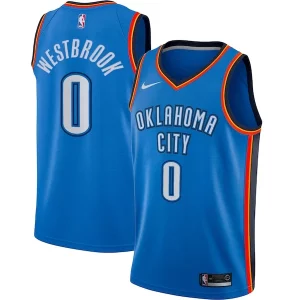 Russell Westbrook Oklahoma City Thunder Nike Swingman Chic Player Jersey Icon Edition Blue