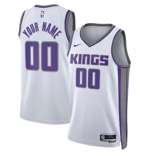 Sacramento Elegant Kings Nike Unisex 2022/23 Swingman Custom Jersey White Association Edition