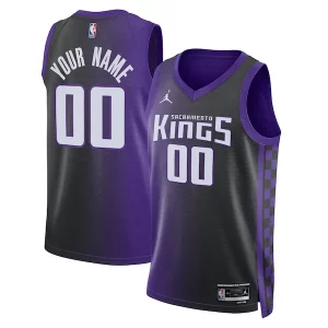 Sacramento Kings Jordan Brand Unisex Swingman Custom Jersey Unique Statement Edition Purple