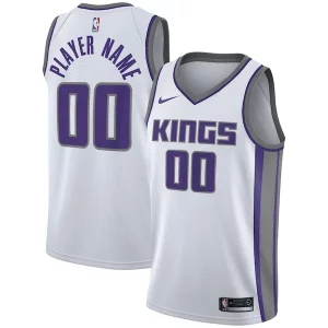 Sacramento Kings Nike 2020/21 Swingman Stylish Custom Jersey Association Edition White