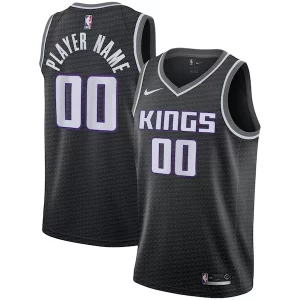 Sacramento Kings Nike Gorgeous Swingman Custom Jersey Black Statement Edition