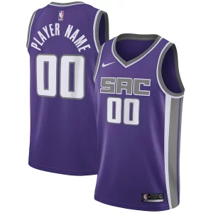 Sacramento Kings Nike Swingman Custom Jersey Elegant Purple Icon Edition