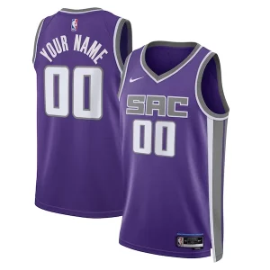 Sacramento Kings Nike Unisex Fabulous Swingman Custom Jersey Purple Icon Edition