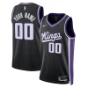 Sacramento Kings Nike Unisex Swingman Custom Jersey Premium Icon Edition Black
