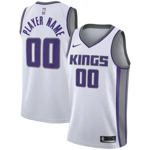 Sacramento Kings Premium Nike Swingman Custom Jersey White Association Edition