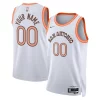 San Antonio Spurs Nike Unisex 2023/24 Fabulous Custom Swingman Jersey White City Edition