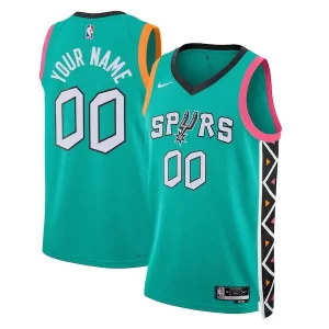 San Antonio Spurs Nike Unisex Fabulous 2022/23 2022/23 Swingman Custom Jersey City Edition Turquoise