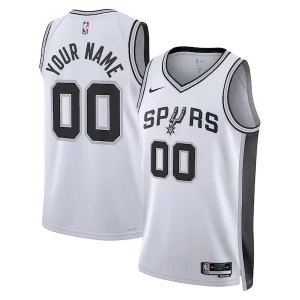 San Antonio Spurs Nike Unisex Swingman Custom Jersey White Fabulous Association Edition