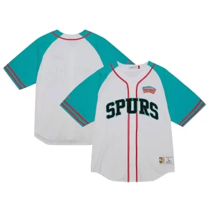 San Antonio Spurs Practice Day Fabulous Baseball Jersey White
