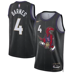 Scottie Barnes Toronto Raptors Nike Unisex 2024/25 Premium Swingman Player Jersey City Edition Black