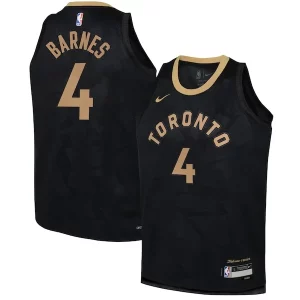 Scottie Barnes Toronto Raptors Premium Nike Youth 2022/23 Swingman Jersey City Edition Black