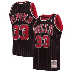 Scottie Pippen Chicago Bulls 1995/96 Hardwood Classics Authentic Jersey Premium Black