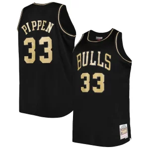Scottie Pippen Chicago Bulls Chic Big & Tall Hardwood Classics 1997/98 Swingman Jersey Black