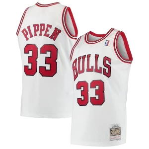 Scottie Pippen Chicago Bulls Chic Hardwood Classics Swingman Jersey White/Black
