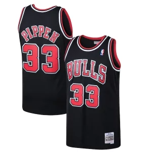 Scottie Pippen Chicago Bulls Fabulous 1997/98 Hardwood Classics Swingman Jersey Black/White