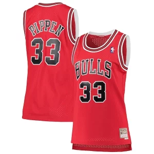 Scottie Pippen Chicago Bulls Women's 1997/98 Hardwood Elegant Classics Swingman Jersey Red