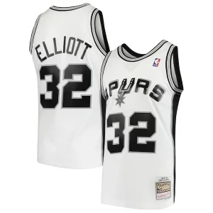 Sean Elliott San Antonio Spurs 1998/99 Hardwood Unique Classics Swingman Jersey White