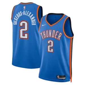 Shai Chic Gilgeous Alexander Oklahoma City Thunder Nike Unisex Swingman Replica Jersey Icon Edition Blue