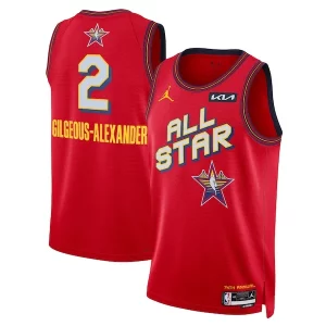 Shai Gilgeous Alexander Nike Unisex 2025 NBA All Star Game Swingman Player Unique Jersey Red