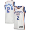 Shai Gilgeous Alexander Oklahoma City Thunder Nike Unisex Swingman Jersey Fabulous Association Edition White