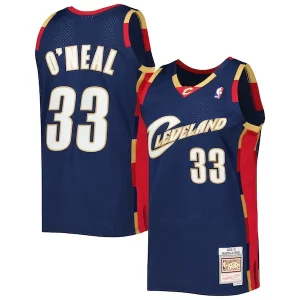 Shaquille O'Neal Cleveland Cavaliers Hardwood Classics 2009/10 Jersey Navy Stylish
