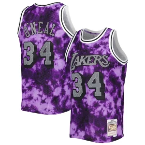Shaquille O'Neal Los Angeles Lakers 1996/97 Unique Galaxy Swingman Jersey Purple