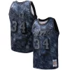 Shaquille O'Neal Los Angeles Lakers Hardwood Classics 1996/97 Tie Fabulous Dye Swingman Jersey Black