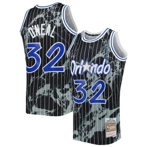 Shaquille O'Neal Orlando Magic 1994/95 Hardwood Classics Marble Swingman Jersey Black Eye - catching