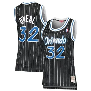 Shaquille O'Neal Orlando Magic Chic Women's 1995/96 Hardwood Classics Swingman Jersey Black