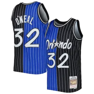 Shaquille O'Neal Orlando Magic Hardwood Unique Classics 1994/95 Split Swingman Jersey Blue/Black