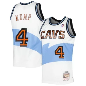 Shawn Kemp Cleveland Cavaliers Unique Hardwood Classics Swingman Jersey White