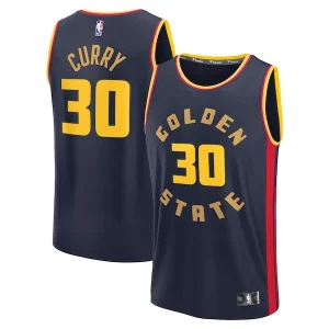 Stephen Curry Chic Golden State Warriors 2024/25 Fast Break Player Jersey City Edition Navy