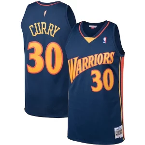 Stephen Curry Golden State Stylish Warriors 2009/10 Big & Tall Hardwood Classics Swingman Jersey Navy