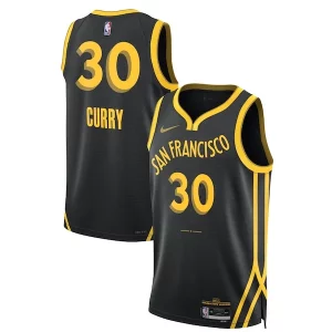 Stephen Curry Golden State Warriors Chic Nike Unisex 2023/24 Swingman Jersey Black City Edition