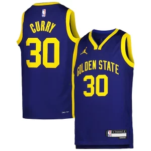 Stephen Curry Golden State Warriors Jordan Brand Youth Swingman Jersey Statement Edition Elegant Blue
