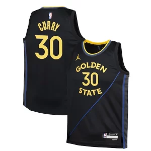 Stephen Curry Golden State Warriors Jordan Eye - catching Brand Youth Swingman Jersey Statement Edition Navy