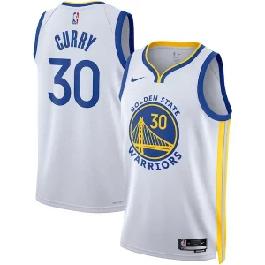 Stephen Curry Golden State Warriors Nike Eye - catching Unisex Swingman Jersey Association Edition White/Royal