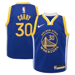Stephen Curry Stylish Golden State Warriors Nike Preschool Dri FIT Swingman Player Jersey Icon Edition Royal