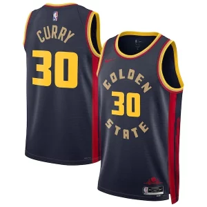 Stephen Curry Golden State Warriors Nike Unisex 2024/25 Swingman Player Jersey City Edition Trendy Navy
