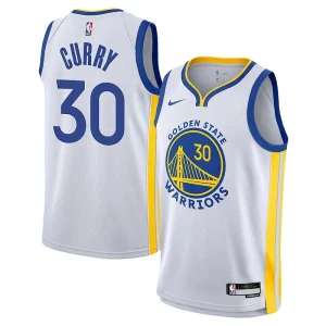 Stephen Curry Golden State Warriors Nike Elegant Youth Performance Swingman Jersey Association Edition White