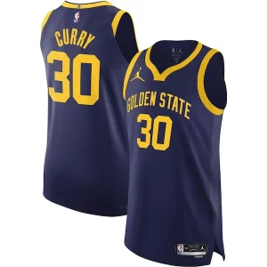 Stephen Curry Golden Stylish State Warriors Jordan Brand Authentic Player Jersey Statement Edition Royal