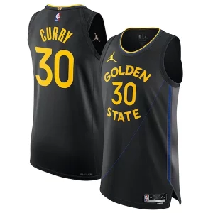 Stephen Elegant Curry Golden State Warriors Jordan Brand 2024/25 Authentic Jersey Statement Edition Black
