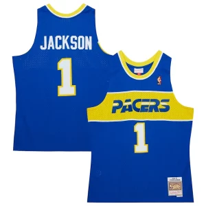 Stephen Jackson Indiana Pacers Hardwood Classics Swingman Jersey Royal Eye - catching